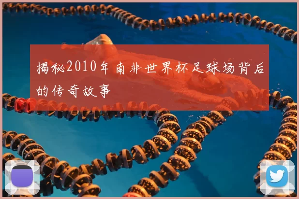 揭秘2010年南非世界杯足球场背后的传奇故事