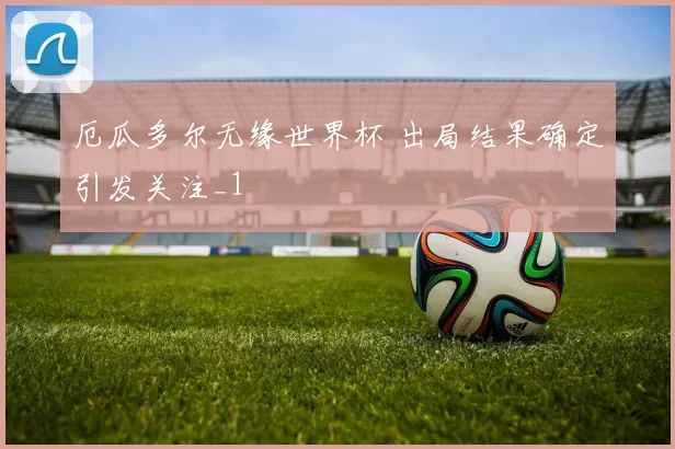 厄瓜多尔无缘世界杯 出局结果确定引发关注_1
